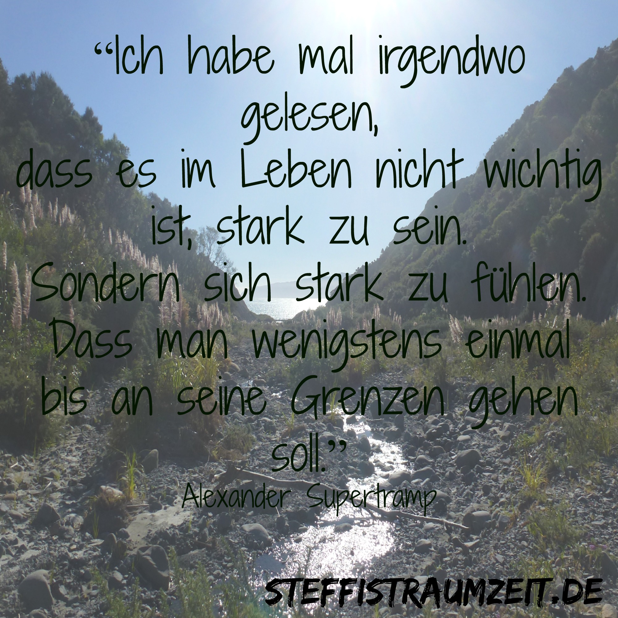 Sein zitate alleine stark Die besten