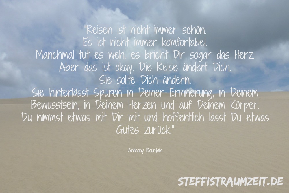 Meine 13 liebsten Reisezitate - Steffistraumzeit