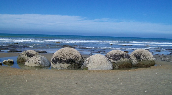 neuseeland moeraki boulders