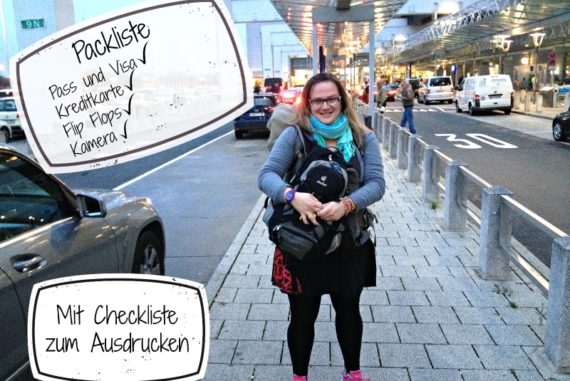 Meine Packliste mit Checkliste
